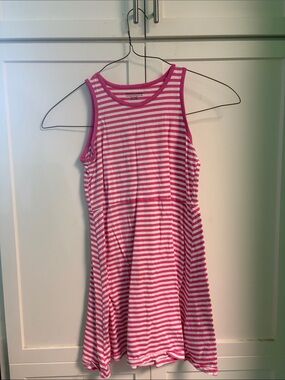 Amazon Essentials Pink and White Striped Tank Top